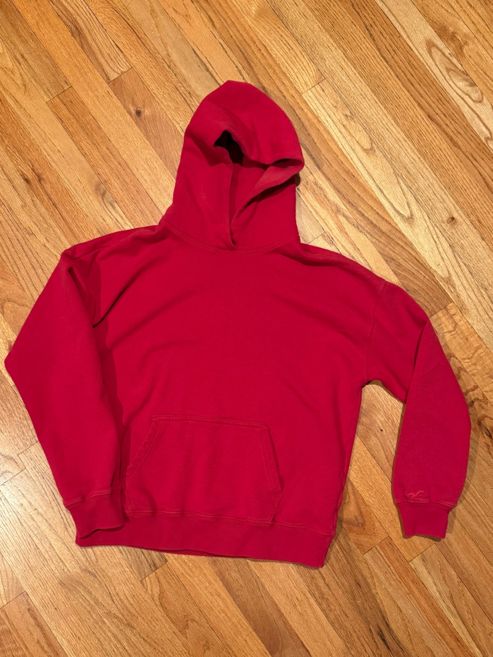 Hollister Red Pullover Hoodie